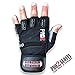UnitedUshop 2018 Pro 2 Weightlifting Gloves with Integrated Wrist Wrap Support for Fitness, WOD, Gym Workout & Powerlifting -Extra Padding to Avoid Calluses - for Men & Women