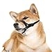 Nylon Dog Muzzle for Small,Medium,Large Dogs Prevent from Biting,Barking and Chewing,Adjustable Loop(XXL/Black)