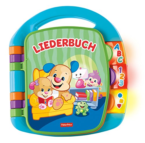 Fisher-Price Lernspaß, Liederbuch, Baby Musik Buch, Musikspielzeug für Babys, Elektronisches Kinderbuch, ab 6 Monate, Deutsche Version, CDH40 – Bild 3