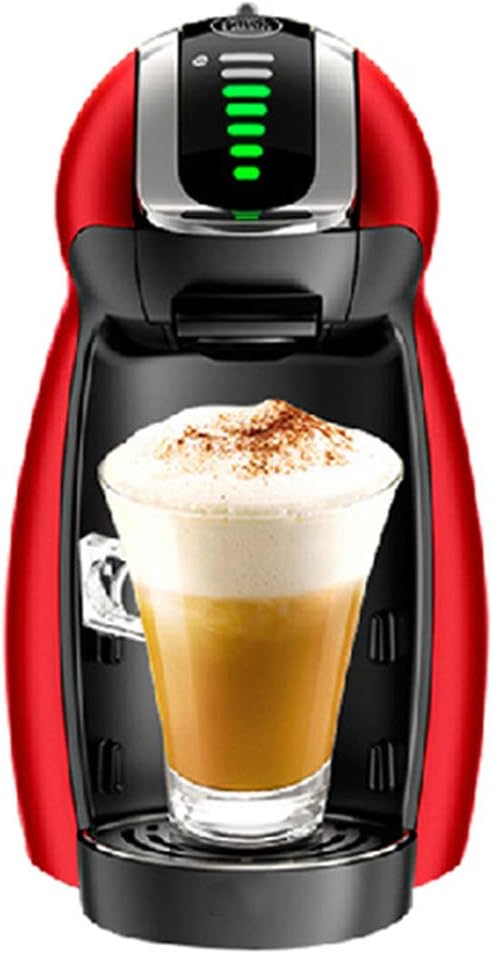 Automatic Coffee Machine 1L Household Coffee Machine Cafetera Expreso Intelligent Italian Capsule Coffee Maker 1600 W,Red