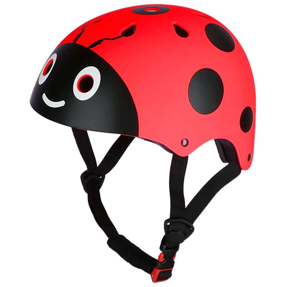GMWD Kids Helmets Kids Cycle Bike Helmet,Childrens Multi Sport Bicycle Helmet,Cute Ladybug Sports Riding Protective Helme for Mountain Bike Skateboard Skating, Light Weight,Fits forBoys/Girls