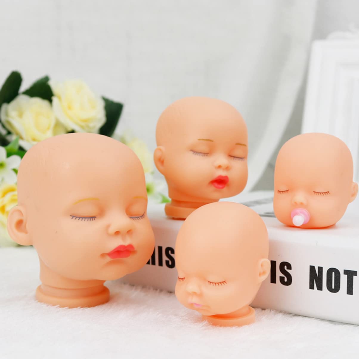 COHEALI 30 pcs for Hand Simulation Doll Head Accessory Style Part Baby Crafts Dolls Artist Chic Keychain Decor Body DIY Vivid Bag Mini Sculpt Accessories Mannequin Painting