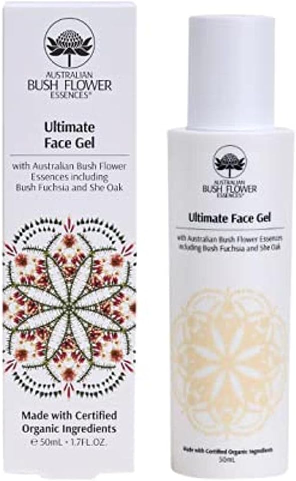 Australian Bush Flower Essences Ultimate Face Gel 50ml Moisturise Firm Skin