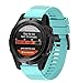ANCOOL Compatible with Fenix 6X Band Easy Fit 26mm Width Soft Silicone Watch Strap Replacement for Fenix 5X/Fenix 3/Fenix 3 HR/Fenix 5X Plus Smartwatches - Mint