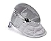 LEONARK Fencing Saber Mask Helmet CE 350N Certified National Grade Masque (Grey_Fixed, L)
