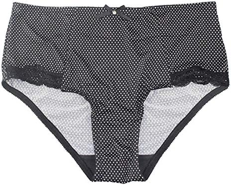 MIERSIDE Women's Plus Size Sexy Printing Everyday Panty with Diamond