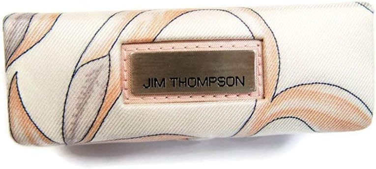 Jim Thompson - Thai Silk Lipstick Case/Cover - White Leaf