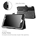 FanTEK Acer Iconia Tab 8 A1-840FHD A1-840 FHD 8.0-Inch Tablet Case - PU Leather Multi-Angle Stand Magnetic Smart Cover (Black)