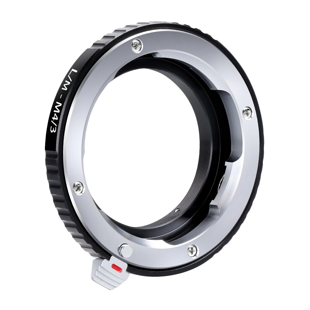 K&F CONCEPT Lens Mount Adapter for Leica M LM Mount Lens to Micro Four Thirds (MFT, M4/3) Mount Mirrorless Camera Compatible for Panasonic Lumix M4/3 camera