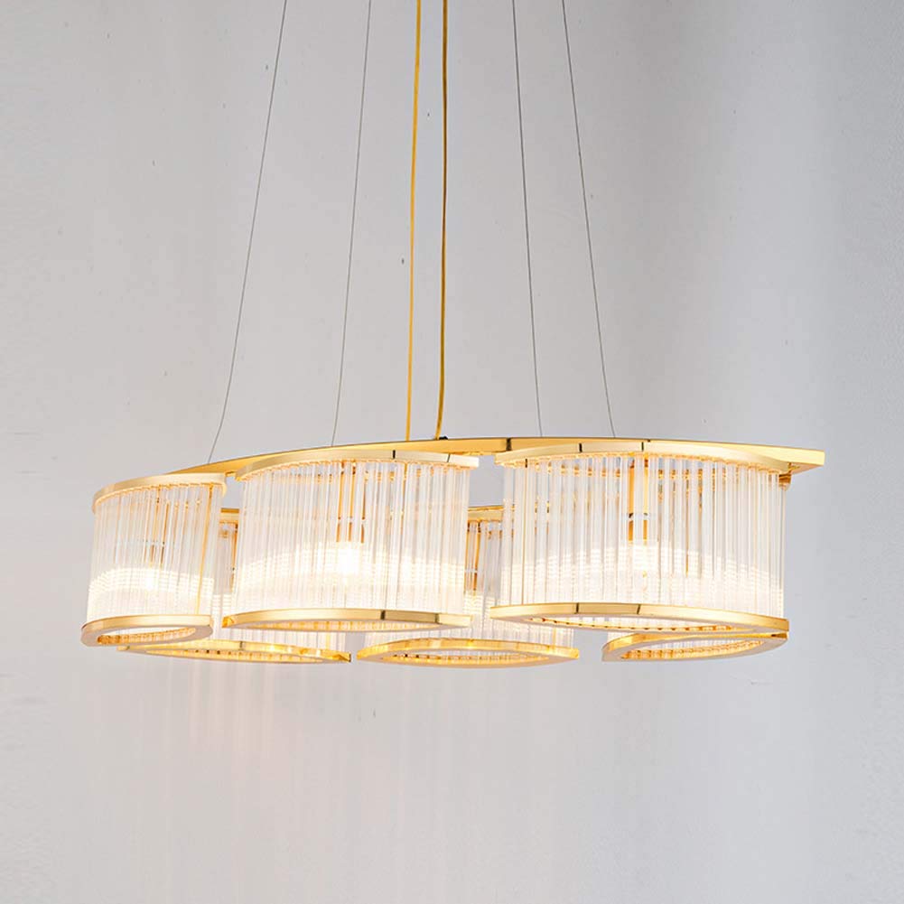 Amazon Com Xnch Pendant Lamp Post Modern Creative 6 Light Glass