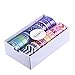 Mudder Colorful Decorative Washi Tapes Washi Masking Tape for Scrapbooks DIY Arts Crafts Office Party Supplies, 20 Pieces
