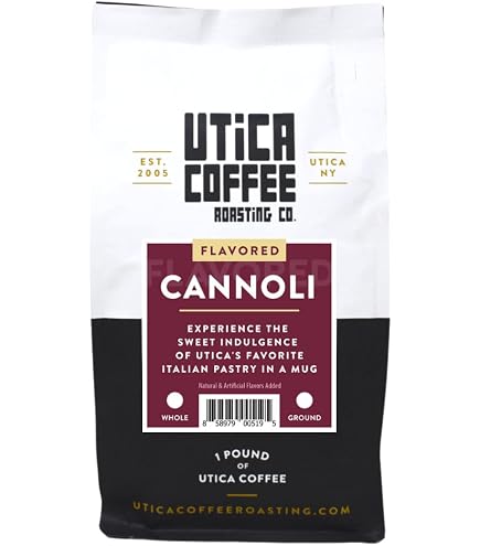 Amazon.com: Utica Coffee Roasting Co. Cannoli | Specialty Flavored