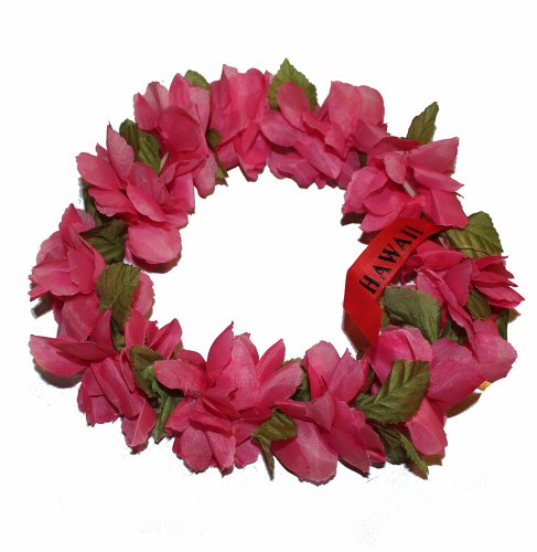 The Hawaii Elastic Headband-haku lei (Pink)