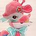 Gloveleya Pink Sika Deer Plush Dolls Stuffed Animal Toys 12''