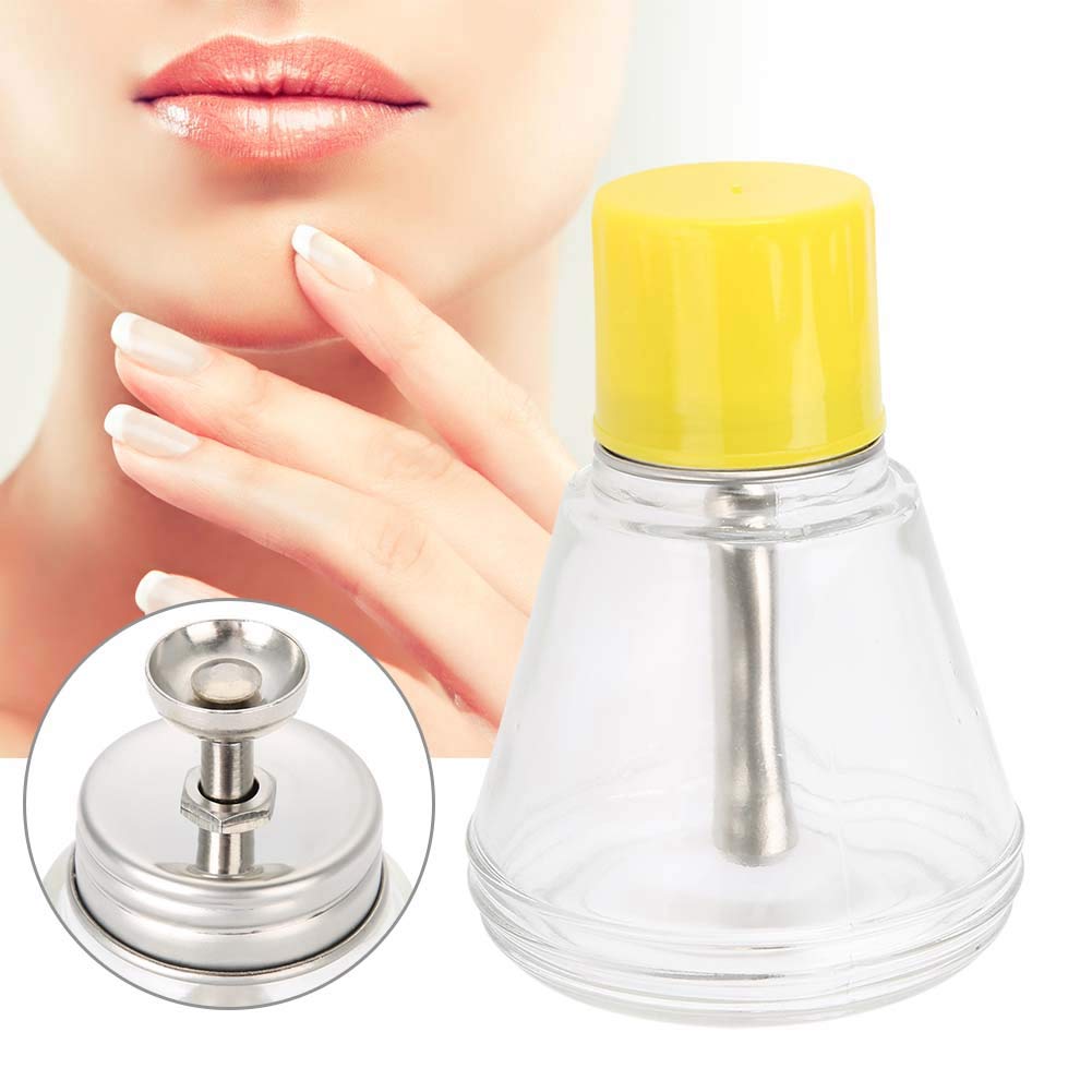 150ml Nail Art Pump Dispenser Empty, Bottle Liquid Container Glass Alcohol Pressing Bottle