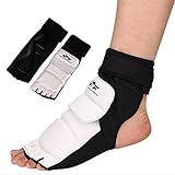 Lorsoul Taekwondo Foot Protector Gear Martial Arts Fight Feet Guard Ankle Support for Men Women kids Boxing Kicking Punch Bag Sparring Training MMA UFC