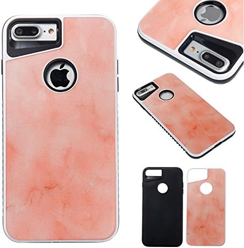 iPhone 7 Plus Marble Case, ARSUE Anti-Scratch Shock Proof Thin TPU Flexible Protective Hybrid Durable Case Cover Fit for Apple iPhone 7 Plus 5.5",Marble Design 6