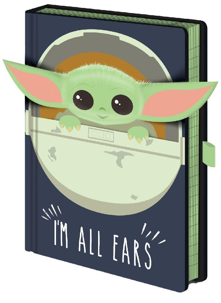 Star Wars: The Mandalorian A5 Notebook (I'm All Ears Hover Pod Design) - Official Merchandise