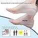 Sumifun Plantar Fasciitis Silicone Heel Sock, Heel Lift Insoles Silicone High Increase Shoe Inserts Plantar Fasciitis Heel Protecto