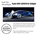 Fadyshow H7 LED High/Low Beam Headlight bulb,6000K 10000LM CSP Chips Conversion Kit
