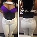 Women's Waist Trainer Corset Body Shaper Tummy Fat Burner for Weight Loss ,Black,small