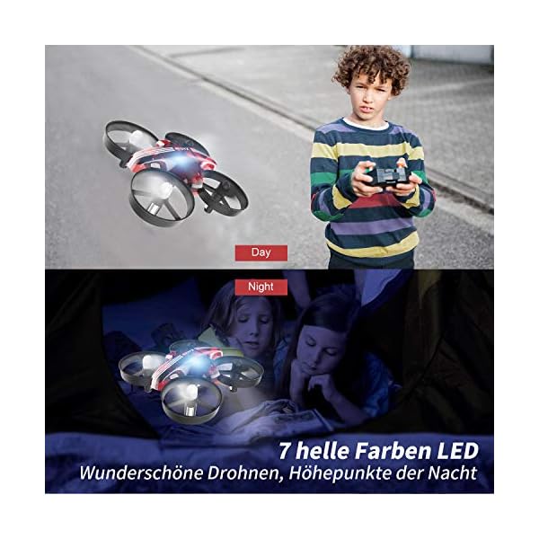 ATOYX Mini Drohne für Kinder und Anfänger, RC Drone, Geschenke zum kindertag,Quadrocopter Mini Helikopter mit Höhehalten… – Bild 6