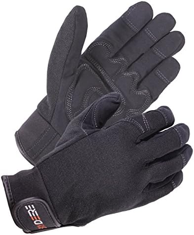 SKYDEER Mens Work Gloves with Hi-Performance WorkPRO Synthetic Leather for Yard Work, Rose Pruning and Daily Work (SD2235/M)