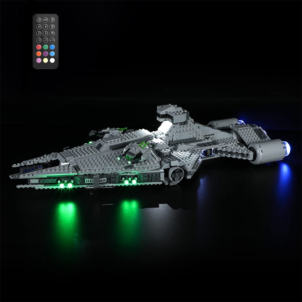 GEAMENT LED Light Kit (Remote Control) Compatible with LEGO Imperial Light Cruiser - Lighting Set for Star Wars 75315 (Building Set Not Included)
