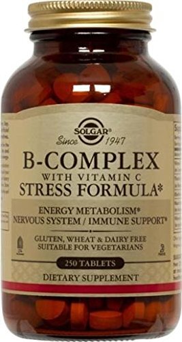 Solgar - B-Complex With Vitamin C, 250 Stress Formula Tablets