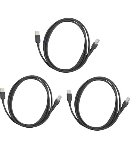 6FT USB Cable For Datalogic D100, GD4130, QD2130, QW2100 Scanners - CAB-426E Replacement