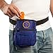 RokaPets - Dog Treat Pouch - Agility Training - Carry Pets Toys - Adjustable Belt - Metallic Clip - Easy to Use - 2 Zippers - Waste Bag - Suitable for Kids - Men - Women