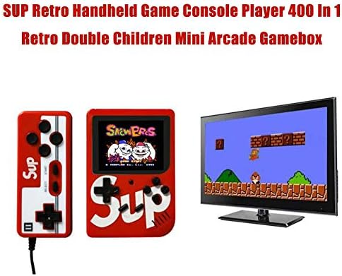 Dorrisi SUP Mini Arcade Game Children Retro Machine - Classic Handheld Video Game Home Travel Portable Game System Children's Small Toys for Men and Women with Novel Electronic