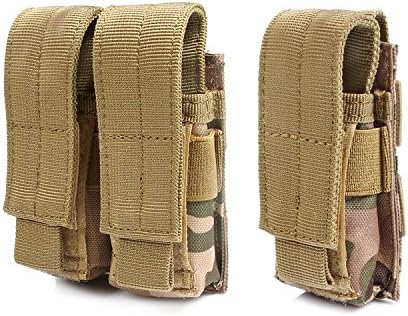 Tactical Pistol Mag Pouch (Triple (2+1) - Multicam)