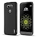 J&D Case Compatible for LG G5 Case, Drop Protection Slim Cushion Shock Resistant Protective TPU Slim Case for LG G5 Bumper Case, Black