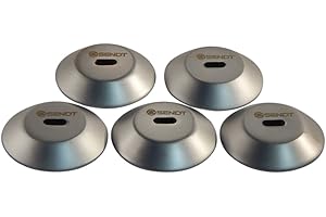 Sendt Circular Adhesive Plates 5 Pack for use with Tablets and Other Devices Without a Kensington Compatible Slot