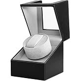 FRUCASE Single Automatic Watch Winder, 2 Adjustable Rotation Modes, Series Connection Supported, USB‑C Powered Watch Rotator