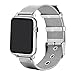 CUZOW Milanese Stainless Steel Metal Replacement Watch Band with Double Metal Buckle for Apple Watch/Apple Watch Sport/Apple Watch Edition Series 3/Series 2/Series 1 (Milanese-Silver-42mm)