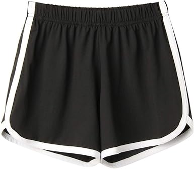 striped running shorts