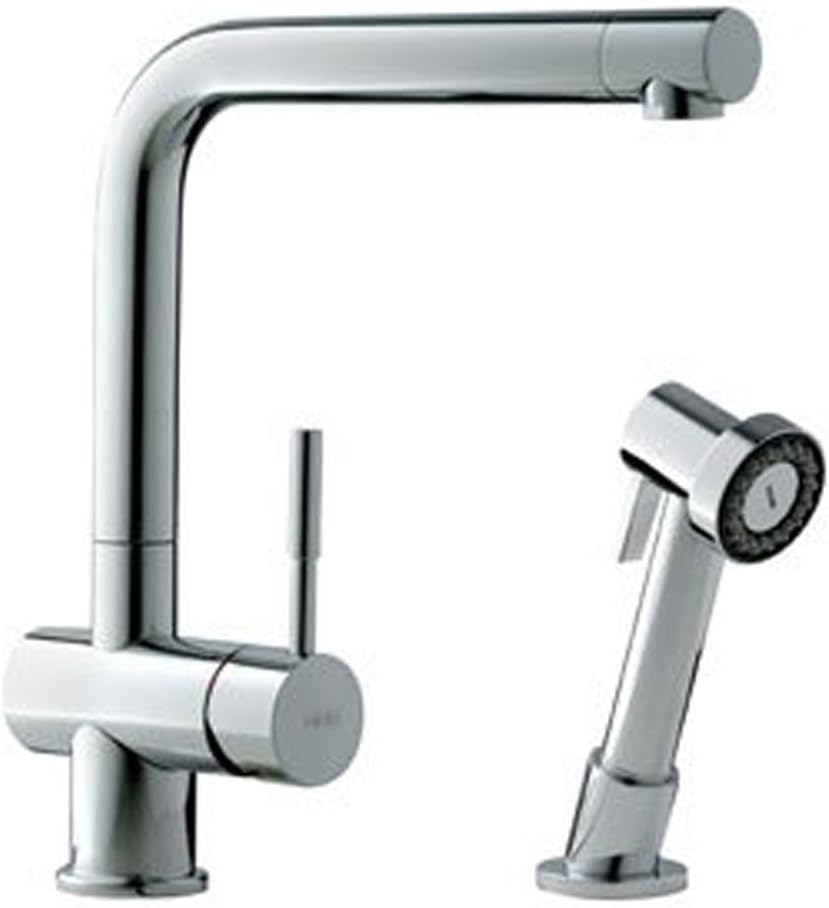 Franke FF5000* SingleHandle Kitchen Faucet with Side Spray, Chrome