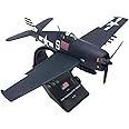 TECKEEN 1/72 Scale WWII U.S. F6F Hellcat Shipboard Fighter Aircraft Model Alloy Model Alloy + ABS Plastic Plane Model for Collection