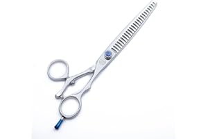 Moontay 7.5 inch Professional Dogs Grooming Chunker Scissors, Pets Cat Grooming Thinning Blending Shears (7.5 inch)