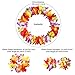 CISMARK Hawaiian Luau flower Leis Jumbo necklace bracelets headband set (Multicolor)