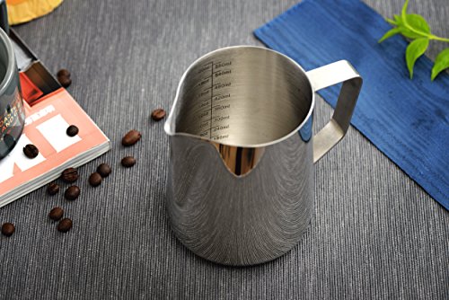 image for Apexstone Espresso Steaming Pitcher 20 oz,Espresso Milk Frothing Pitch