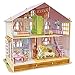 CubicFun Miniature Dollhouse Kits with Furniture,Kids House 3D Puzzle Toys,Sara's Home P678h