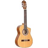 Amazon.com: Ortega Guitars Requinto Series 6 cuerdas guitarra acústica,  derecha, abeto (RQ25) : Instrumentos Musicales