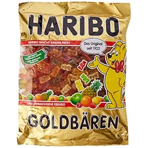 Haribo Osos Dorados, Gomitas de Fruta, Gominolas, Ositos de Goma, En Bolsa, 1 kg