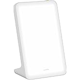 Lumie Mini Lamp - Portable Light Therapy - 10,000 Lux at 4.7 Inches - for Energy & Alertness Support - 9.5 x 6.3 Inches - Perfect for Work & College