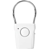 BORDSTRACT Door Handle Alarm, 120dB Vibration and Touching Triggered Portable Door and Window Alarm, for Traveling, Hotel, Apartment, Home Security