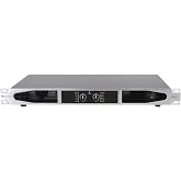 Rockville DS10 2 Channel Power Amplifier, 1000W RMS, 4000W Peak, 1U Rack | XLR Inputs, Speakon Outputs, Class D, Compact 6.6 Lbs, Built-in Crossover/Limiter, LED dB Meters, Pro/DJ Amp, Stereo/Bridged