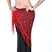 BellyLady Belly Dance Hip Scarf, Egyptian Triangle Shawl, Christmas Git Idea